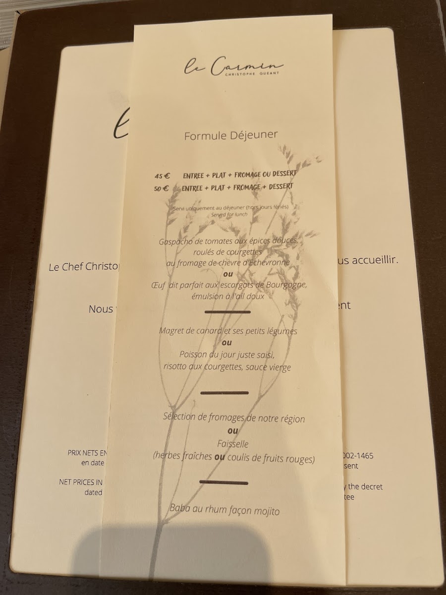 Menu Le Carmin-8